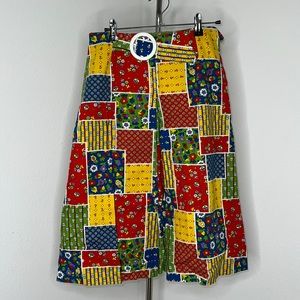 Colorful Patchwork Women's Skirt